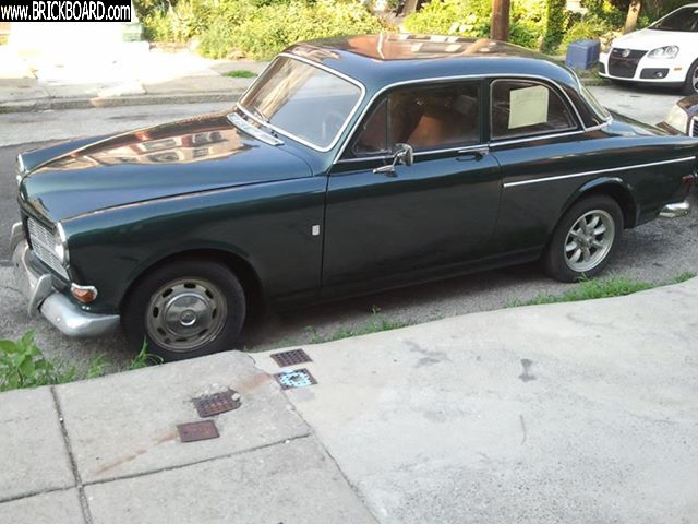 Volvo -- back from the body shop missing lots of bits